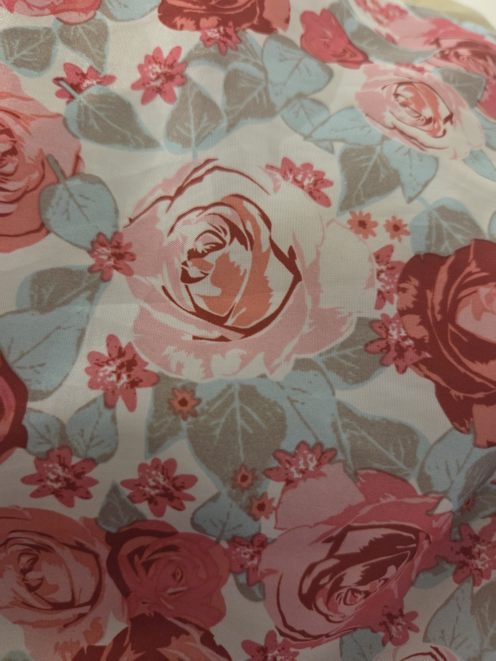 Jessica Beige Trench Coat with Floral Lining - Picture 9 of 9